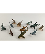 Shark Lot Marine Sea Ocean Life Realistic PVC Figures Hammer Head Bull T... - $34.60