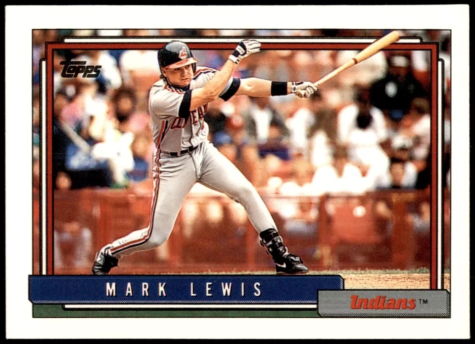 Mark Lewis #446 1992 Topps - $3.00