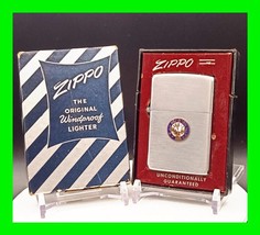 Unfired 1952 Vintage Zippo Lighter And Box With Matching Insert Pat 2032695 RARE - $1,199.99