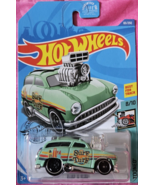 2017 Hot Wheels Surf &#39;N Turf Tooned 8/10 - Ford Woodie Wagon #83/250 New... - $8.59