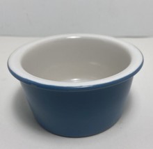 Laura Ashley Stoneware London Blue Glazed Desert or Condiment Cup One piece - $9.94