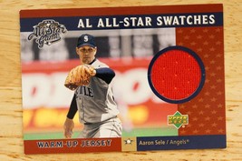 2003 Upper Deck Retail AL All-Star Swatches Aaron Sele  ASA-AS Anaheim Angels - £3.97 GBP