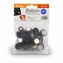 OPEN PACK, ROYAL 29421N IBUTTONS FOR TIMEPILOT TIME CLOCKS, 8-PIECE, - $32.00