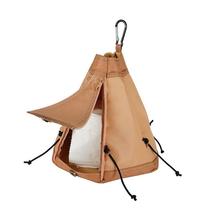 Roll Paper Storage Bag Tent Shape Camping Tissue Case Napkin Holder Tissue Box - £20.84 GBP
