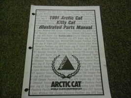 1991 Arctic Cat Kitty cat Illustrated Service Parts Catalog Manual FACTORY OEM - £19.96 GBP