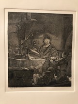 Amand Durand Rembrandt &quot;Goldweigher&quot; Etching - $275.00