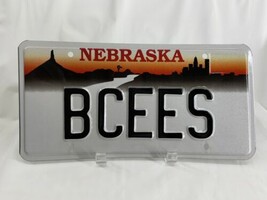 BCEES Vintage Vanity License Plate Nebraska Personalized Auto Man-Cave D... - $52.11
