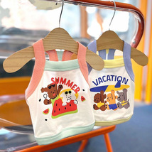 Pet dog and Cat Clothing, Summer Dog Clothing, Puppy Cute Vest - $13.99