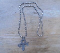 Prince Artist Symbol Necklace, Pendant with metal chain - £7.46 GBP