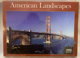 American Landscapes Jigsaw Puzzle Collection-Golden Gate Bridge, 1000 pcs NEW - $10.95
