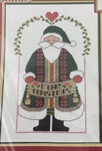 Janlynn Cross Stitch Kit Merry Christmas Santa Collector&#39;s Series 2002 4... - $30.49