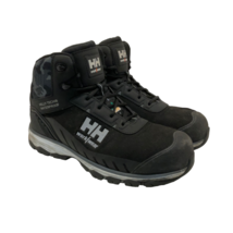 Helly Hansen Men&#39;s Mid Alum Toe Comp Plate Hiker Boots HHS241010 Black Size 10M - $56.99