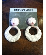 Caren Chaeles Vintage Dangle Earrings Light Pink  2013 - €11,58 EUR Caren Chaeles Vintage Dangle Earrings Light Pink  2013 - €11,58 EUR