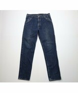 Vintage 80s Levis Mens 36x34 Distressed Straight Leg Denim Jeans Blue Co... - $1,363.44 MXN
