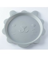 Your Zone Plastic Lion Head Face Shaped Kids Plate Gray  9.2 Inch BPA Fr... - £7.69 GBP
