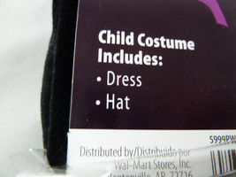 Girls Black &amp; Purple Goth Maiden Witch Dress Costume L 10-12 new - €13,53 EUR