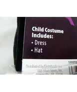Girls Black &amp; Purple Goth Maiden Witch Dress Costume L 10-12 new - €13,52 EUR