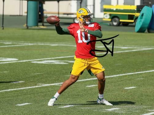 JORDAN LOVE SIGNED PHOTO 8X10 RP AUTOGRAPHED GREEN BAY PACKERS - $19.99