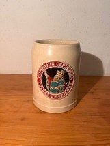 Antique Mexican Beer Cia CERVECERA TOLUCA Y MEXICO Brewery Jar Mug Gambr... - €138,02 EUR