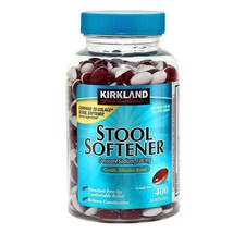 Kirkland Signature 100mg Stool Softener Docusate Sodium 400 Softgels Exp... - $11.95