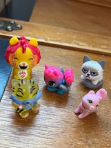 Mixed Lot of Cute Mini Miniature Rubber Plastic Mad Chubby Cute Kitty Ca... - $11.29