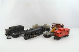 Lionel O Gauge Locomotive 027 Caboose Coal Car &amp; More Train Set PARTS/RE... - $115.92