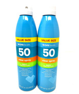 Sunscreen SPF 50 CVS Health Clear Water Resistant pack of 2 Exp: 11/26 - $16.82