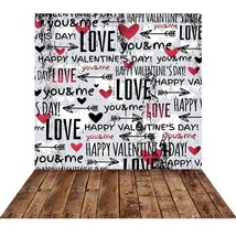 5X7Ft Valentines Day Backdrops For Photography Wood Floor Photography Ba... - £14.84 GBP