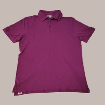 Peter Millar Men Polo Shirt Size M Purple Color - £32.02 GBP