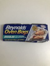 Vintage 1997 Reynolds Oven Bags 5 Bags &amp; Ties 10x16  NOS Movie Prop - £7.88 GBP