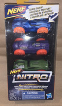 Hasbro NERF Nitro Foam Car Pack of 3 E1236. New - £5.41 GBP
