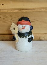 Vintage Ceramic Snowman Christmas Ornament - £15.73 GBP