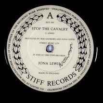 Jona Lewie - Stop The Cavalry / Laughing Tonight [7" 45 Single] UK Import PS image 2