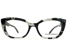 Dolce &amp; Gabbana Eyeglasses Frames DG3355 3362 Black Grey Tortoise 53-19-140 - £60.12 GBP