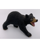 Safari Ltd Brown Bear Toy Figure Vintage 1997 2.5&quot; Long Walking OPEN MOUTH - £8.93 GBP