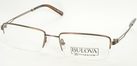Neu Bulova CAUSEWAY Brown Brille Titan Brillengestell 54-18-140mm - £59.84 GBP