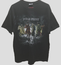 $45 Judas Priest 2008 Nostradamus Heavy Metal Band Rock Music Black T-Shirt XL - £33.69 GBP