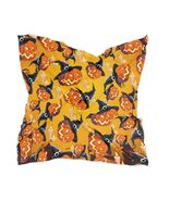 PMAIHNAS Women&#39;s Fashion Silk Halloween Pumpkin Satin Scarf 23.6x23.6 - $94.77 MXN