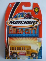Matchbox Hero City School Bus Elementary Bears - £21.11 GBP