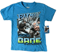 BATMAN DC Comics BOYS T Shirt Size X Small (4/5) Batman vs Bane Graphic - £9.27 GBP