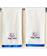 HAPPY CAMPER ~ 15&quot; x 25&quot; ~ 100% Cotton ~ Machine Washable ~ Hand Towels - €25,89 EUR