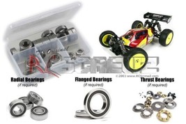 RCScrewZ Rubber Shielded Bearing Kit los066r for Team Losi Mini 8ight RTR - £37.19 GBP