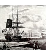 British Whalers Greenland Coast 1926 Nautical Antique Print Whale Huntin... - $15.06 CAD