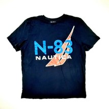 Nautica N-83 Mens T-Shirt Size XL Blue Cotton TC24 - £6.98 GBP