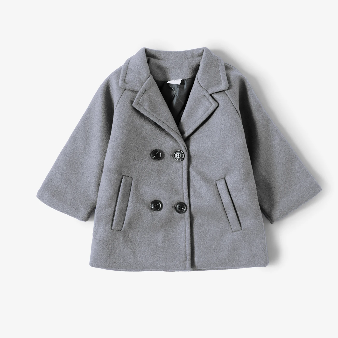 PatPat Winter Kids Boys Girl Trench Coat Lapel Collar Double Breasted Co... - £99.83 GBP