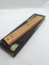 Vintage 1974 Milton Bradley Wooden Cribbage Board Complete - £21.71 GBP