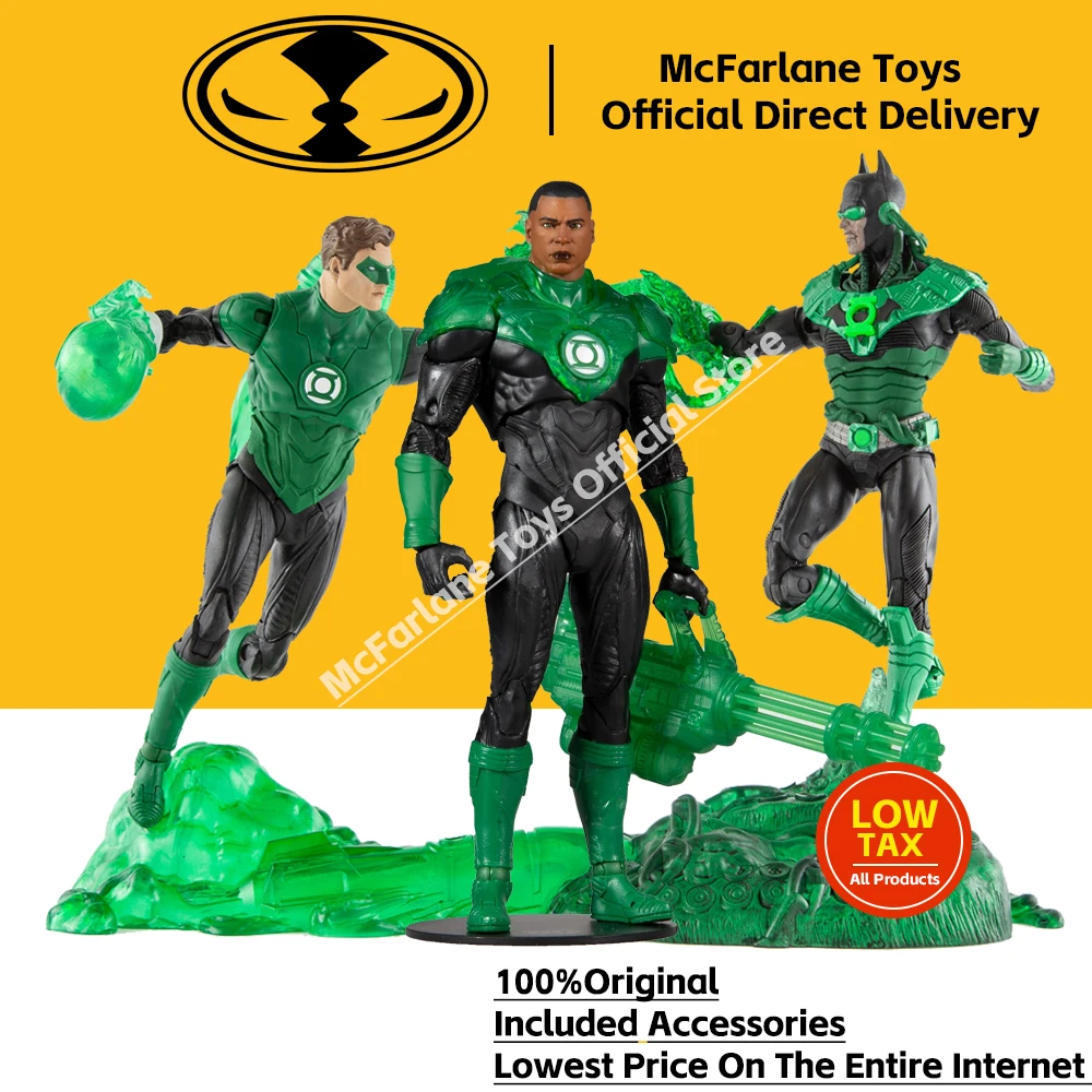 McFarlane Toys Green Lantern vs. Dawnbreaker 18cm Action Figure Model Co... - £20.60 GBP