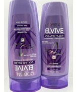(2) LOreal Elvive Thickening volume filler￼ Shampoo Conditioner Fine Hai... - $11.85