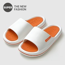 Women Outside Slippers Summer Runway Shoes White Orange 38-39(fit 37-38) - £15.13 GBP