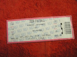 2009 Kansas Jayhawks Vs. Oklahoma Oct 24, 2009 @ Kivisto Field (2) Available - £1.48 GBP